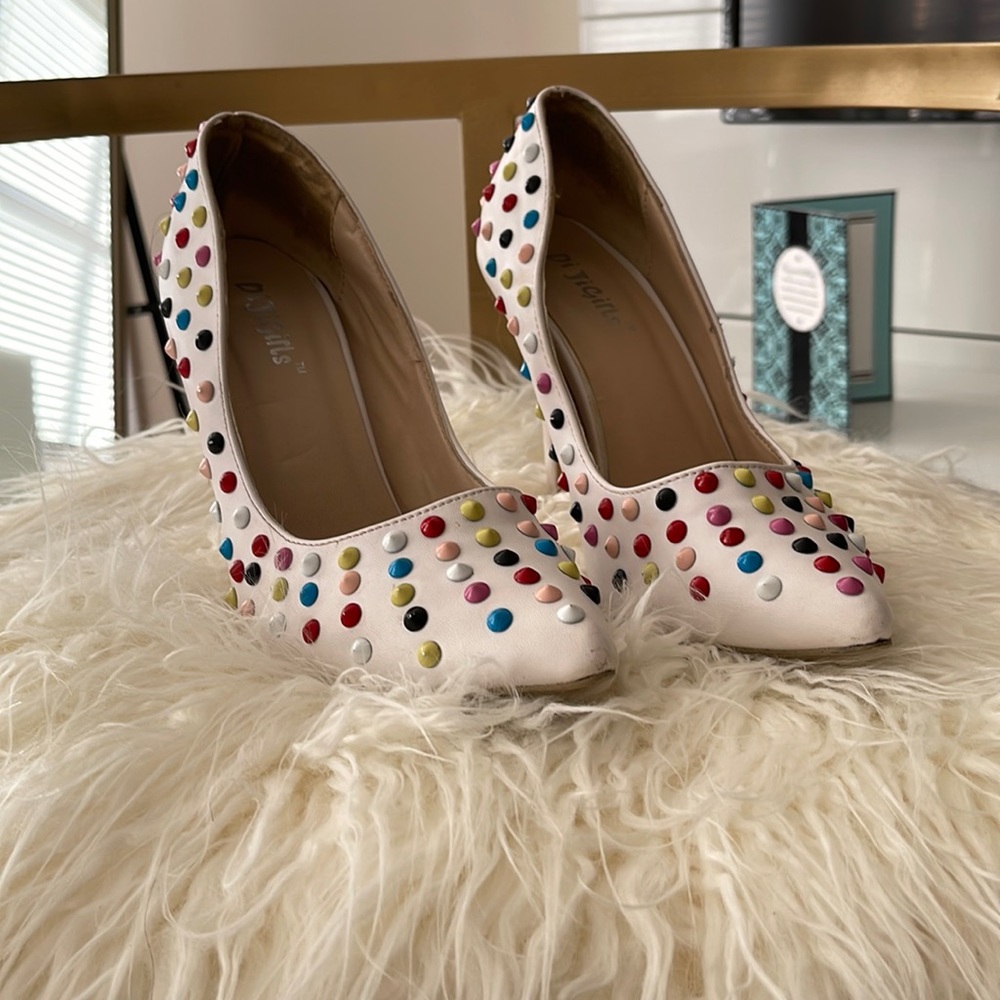 White pumps